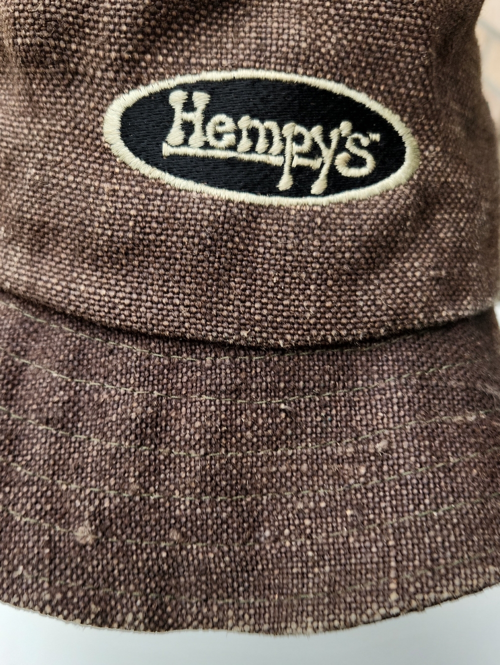Hempys Hemp USA Brown Bucket Hat
